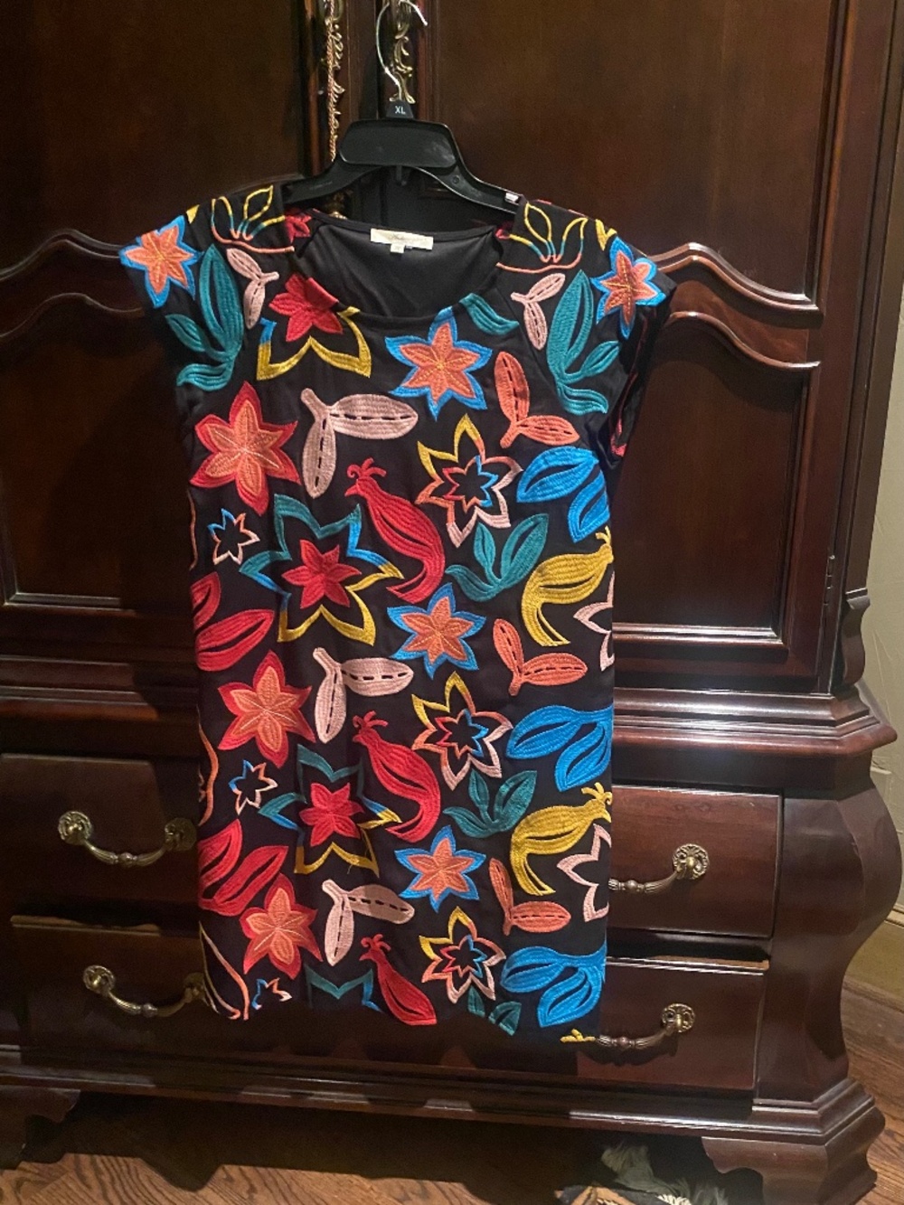 Gorgeous Dress with Colorful Embroidery